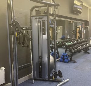 Gym equipment in the Sporting Force gym